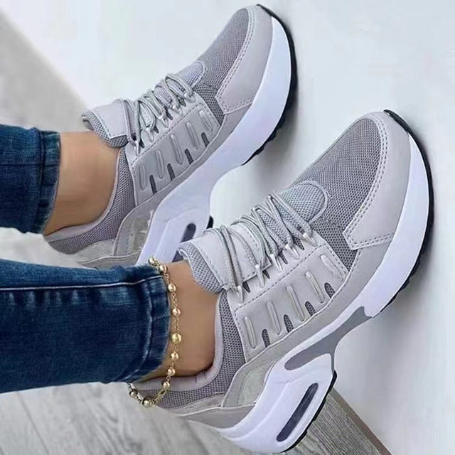 Air Flow | Casual Sneakers Met Dempende Hak Voor Dames